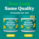 Simply Blossom Nutrition Daily Greens & Superfood Powder + Collagen + Probiotics for Women's Digestive Health & Bloating Relief. Help Your Health Bloom - 30 Day Supply - Mango 3