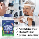 Superfood MD Eye Health Vitamins with Bilberry Lutein & Zeaxanthin Lycopene Resveratrol Grape Seed Extract Astaxanthin- AREDS 2 - Eye Vitamin - 60 Capsules 4