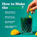 Simply Blossom Nutrition Daily Greens & Superfood Powder + Collagen + Probiotics for Women's Digestive Health & Bloating Relief. Help Your Health Bloom - 30 Day Supply - Mango 5