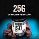 Jacked Factory Authentic ISO Grass Fed Whey Protein Isolate Powder - Low Carb, Non-GMO Muscle Building Protein w/No Fillers, Post Workout Recovery, Cookies & Cream 3