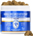 Dog Cancer Detox Antioxidants + Free Radical Blocker. No Chemicals All Natural, Holisitic. All Ages. Benefits Wellness. Vet Recommended, Nutritionist Formula. Low Calorie 2