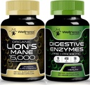 WELLNESS LABSRX Lions Mane Capsules | Digestive Enzymes Capsules 2