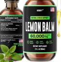 HERBIFY Lemon Balm Tincture - Melissa Officinalis Leaf Liquid Extract - Brain Support and Mood Boost - Lemon Balm Drops for Immune & Cognitive Support - 2 Fl oz 2