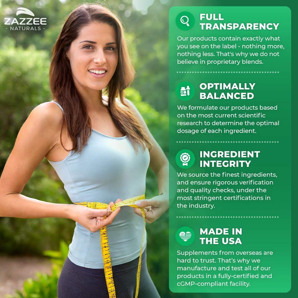 Zazzee High Potency CLA 3600, 180 Softgels, 3600 mg per Serving, Conjugated Linoleic Acid from Safflower Oil, Concentrated and Standardized, 60 Day Supply, Non-GMO and Made in The USA 5