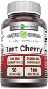 Amazing Formulas Tart Cherry Extract 700 Mg Extract (10:1) Per Serving Capsules Supplement | Equivalent to 7000 Mg | Non-GMO | Gluten Free | Made in USA (1 Pack, 100 Count) 2