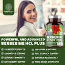 Number One Nutrition N1N Premium Berberine Plus 120 Caps, 1200mg, Natural Supplement Supports Anti-Aging, Cellular Health, Energy and Digestion 3