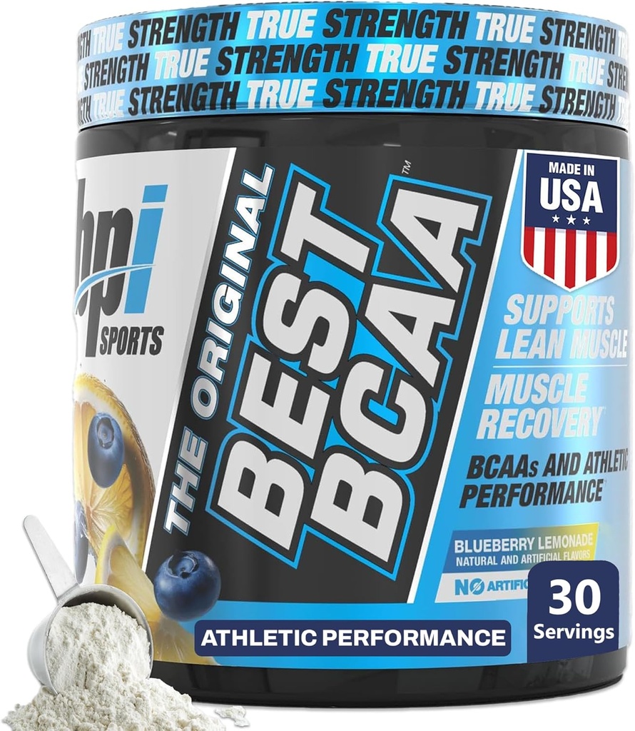 BPI Sports Best BCAA Powder - Muscle Recovery Support - Branched Chain Amino Acids | Building Blocks of Protein and Muscle - Post Workout Recovery – Hydration - Blueberry Lemonade, 30 Servings 2