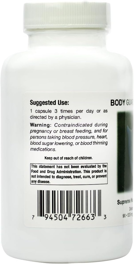 Supreme Nutrition Body Guard Supreme, 90 Pure Chanca Piedra Capsules 3