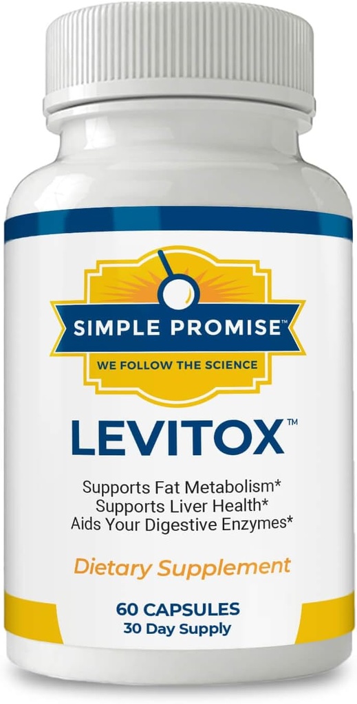 Levitox - Milk Thistle Liver Detox Supplement with Dandelion Root and Artichoke Extract - Supports Liver Health, Metabolism and Digestion - 60 Capsules 2