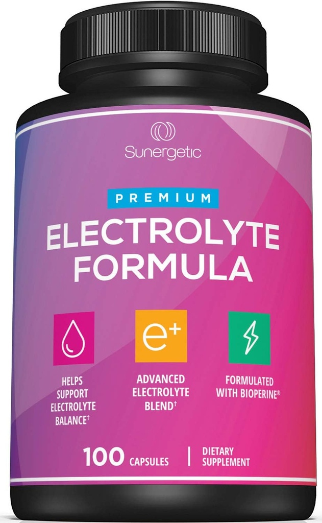 Premium Electrolyte Capsules – Support for Keto, Low Carb, Rehydration & Recovery - Electrolyte Replacement Tablets – Includes Electrolyte Salts, Magnesium, Sodium, Potassium – 100 Capsules 2
