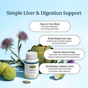 Levitox - Milk Thistle Liver Detox Supplement with Dandelion Root and Artichoke Extract - Supports Liver Health, Metabolism and Digestion - 60 Capsules 6