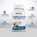 Natural Cure Labs Bundle: Monolaurin 600mg 2 Pack + Clean L-Lysine 3