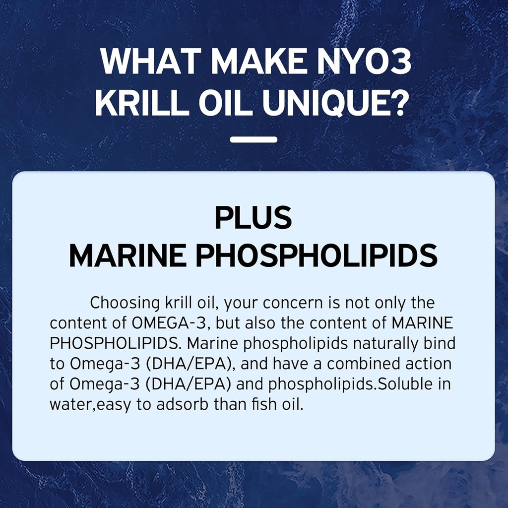 NYO3 Coq10 120mg Support Heart and Krill Oil 1000mg Softgels Bundle 4