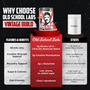 Vintage Build – Post Workout Recovery & Muscle Building Powder Drink for Muscular Strength & Growth - Reduces Soreness – Creatine Monohydrate, BCAAs, L-Glutamine – Juicy Watermelon Flavor – 388g 6