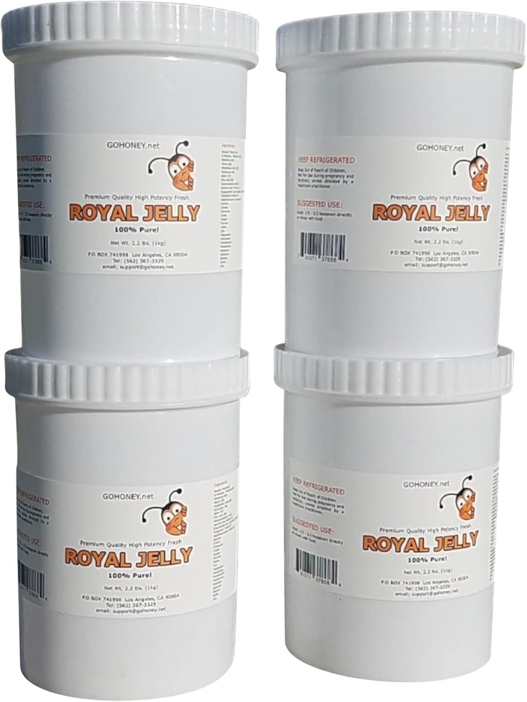 100% Pure Organic Fresh Royal Jelly Nutritious Superfood for Wellness and Beauty (4kg) 2
