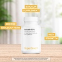 Supersmart - 90% Baicalin 500mg per Day (Scutellaria Baicalensis) - Chinese Skullcap Extract Supplement | Non-GMO & Gluten Free - 60 Vegetarian Capsules 4