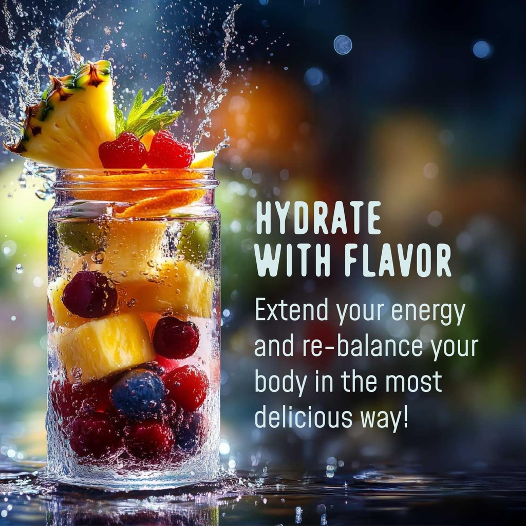 FlavCity Fruit Punch Electrolytes Powder Packets - 28 Hydration Packets - No Added Sugar - Hydration Powder with Real Fruit & Unrefined Sea Salt - Keto & Gluten-Free (28 Stick Packs) 5