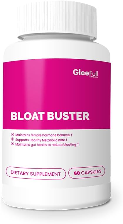 GleeFull Supplements Bloat Buster - Bloating Relief for Women - Gut Health Supplement (1 Pack, 60 Count) 2