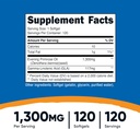 Nutricost Evening Primrose Oil 1,300mg, 120 Softgels - Cold Pressed, Non-GMO, Gluten Free, 120 Servings 3