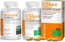 Bronson Super B Vitamin B Complex Sustained Slow Release + Vitamin A 10,000 IU Premium Non-GMO Formula 2
