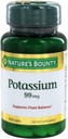 Nature's Bounty Potassium Gluconate 99mg, 100 Caplets (Pack of 2) 2