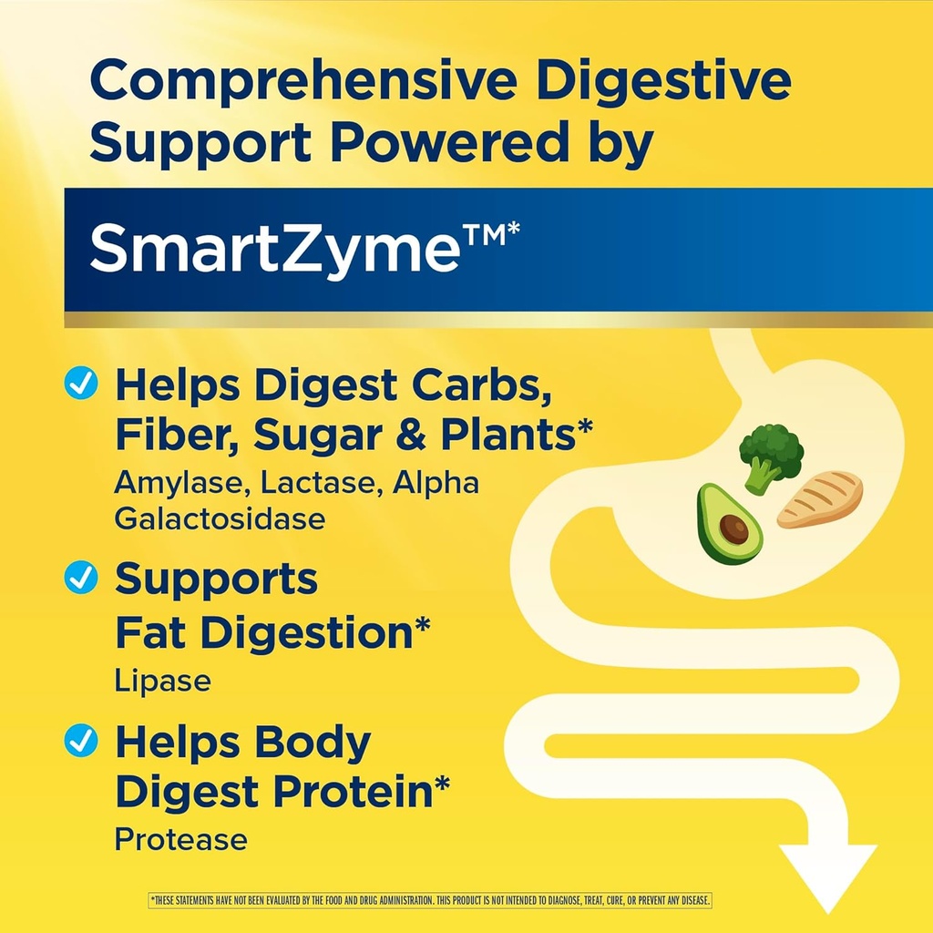 Renew Life Adult DigestMore Ultra Enzymes - Ultra-Strength Plant-Based Digestive Enzyme Formula for Men & Women - 90 Vegetarian Capsules 6