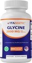 Vitamatic Glycine Supplement, 2000mg Per Serving, 300 Count, Non-GMO, Gluten Free 2