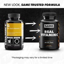 Gains in Bulk Real Vitamin C, Immune Support Chewable, Natural Vitamins with Citrus Bioflavonoids, Whole Food Vitamin C Supplement from Plant Sources, Vegan Supplements for Women and Men, 60 Tablets 3