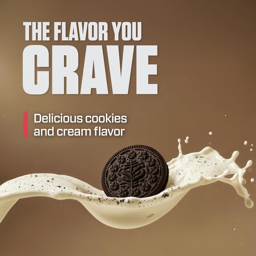 Dymatize Elite 100% Whey Protein Powder, Cookies & Cream, 25g of Protein, 5.5g BCAAs, Less Than 140 Cal., Gluten Free, 3g Carb, 2g Sugar, 3g Fat (25 Servings) 6