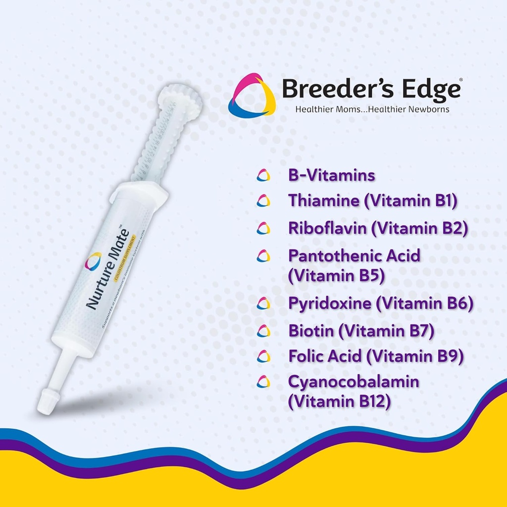 Revival Animal Health Breeder's Edge Nurture Mate - Colostrum Supplement for Puppies & Kittens, Dogs, Cats - 30 ml Paste 5