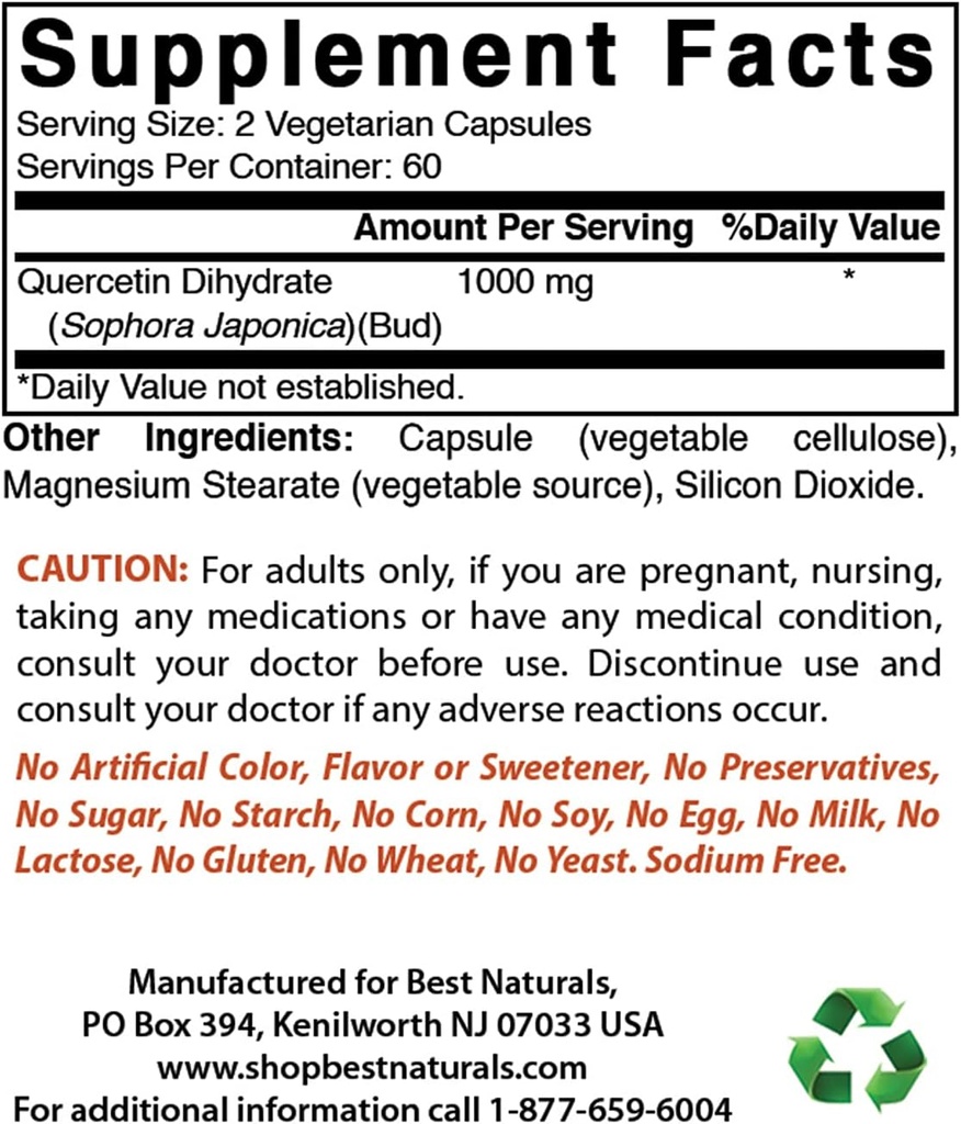 Magnesium Chloride 520 mg & Quercetin 1000 mg 3