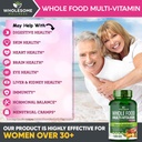 Wholesome Wellness Food Multivitamin for Women - Natural Multi Vitamins, Minerals, Organic Extracts + Dr. Formulated Raw Probiotics for Women 100 Billion CFUs with Prebiotics Bundle 5