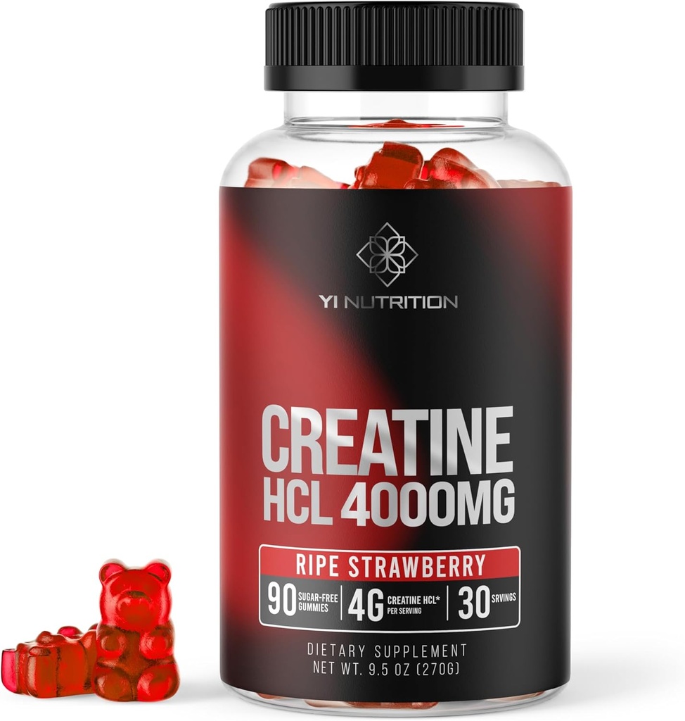 Creatine HCL Gummy - World's First 4000MG Creatine HCL Gummies 90 Count (90 Count) 2
