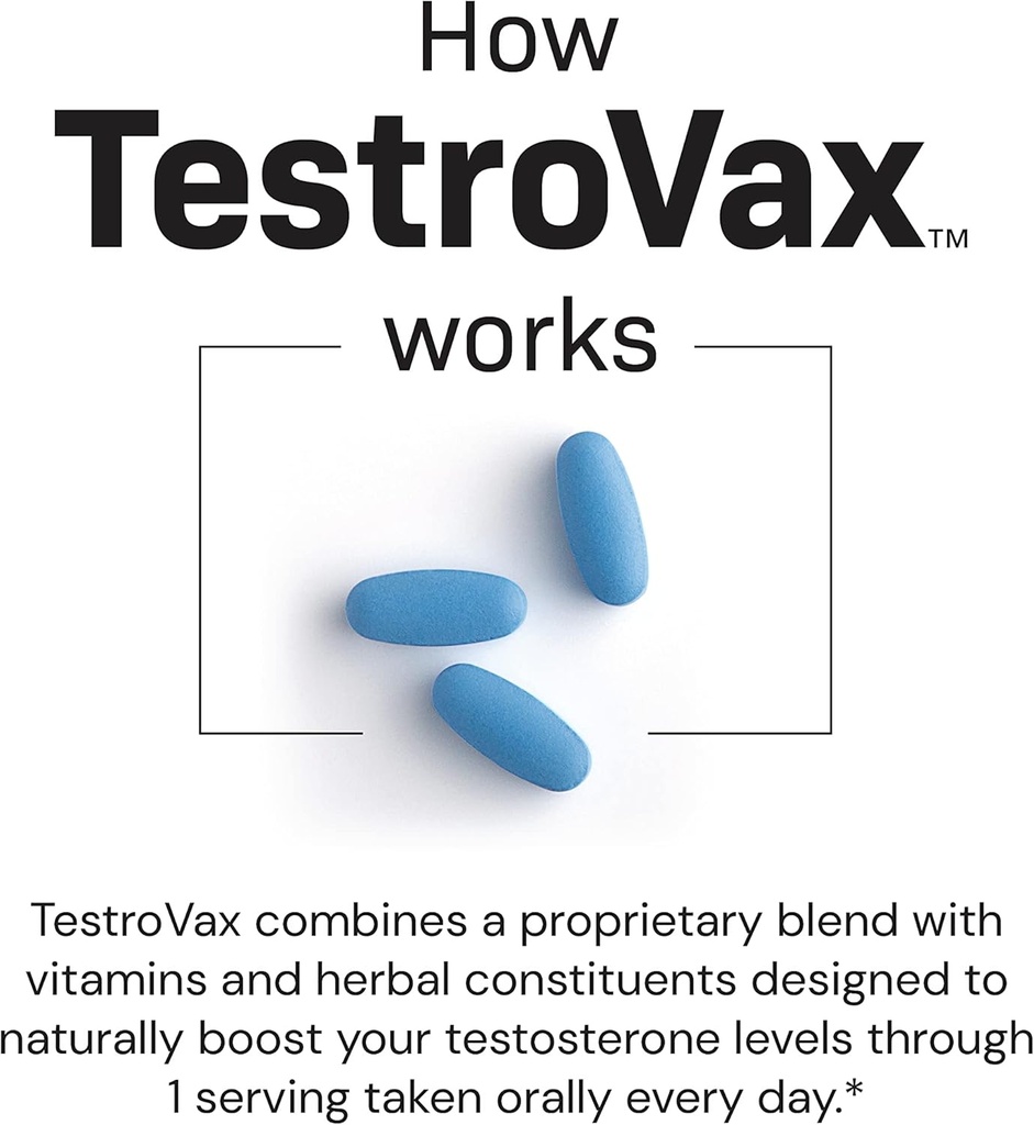 Novex Biotech Testrovax, Best Testosterone Booster for Men - T Booster - Fenugreek & Ashwagandha - Increase Testosterone levels in 12 days*, 30-Day Supply 5