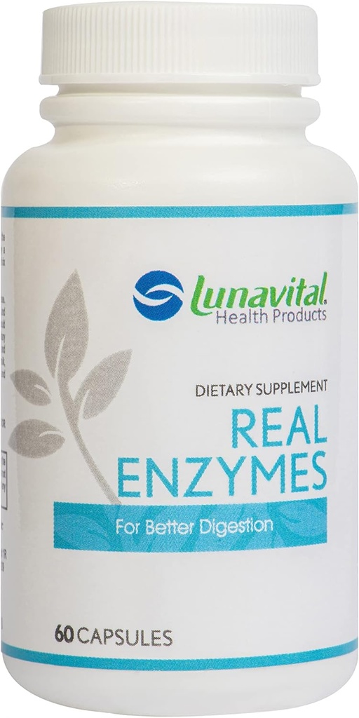 Real Enzymes, 60 Capsules, Dietary Supplement for Better Digestion 6