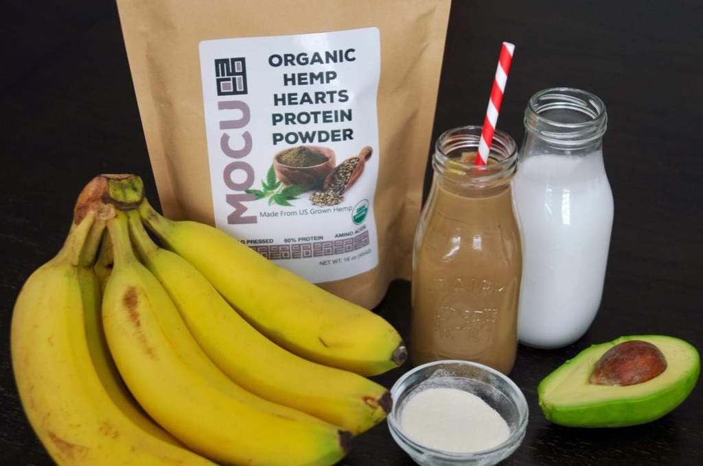 Get Chia Organic Hemp Heart Protein Powder-74% | 22 Grams Protein Per Serving I Cold Processed & Stored | Made from The Hemp Heart | (6 LBS (2 X 3 LB Bags) 4