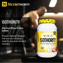 Isothority Whey Protein Isolate, Whipped Cream Strawberry, 2 lb - Ultra Absorbable Branched Chain Amino Acids (BCAA) Powder with 25g Per Serving, Low Carb - Build Muscle & Accelerate Recovery 3