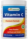 Best Naturals 100% Pure Vitamin C Powder 1 lb (454 Grams) Powder (Also Called Ascorbic Acid) 2