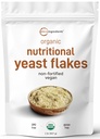 Organic Non-Fortified Nutritional Yeast Flakes, 2 Pounds (32oz) | Rich in Vegan Protein, B Vitamins & Beta-glucans | Keto Friendly, Dairy Free Cheese Substitute, Non-GMO, Gluten Free 2