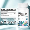 Magnesium Glycinate 400 MG per Serving 100% Chelated for High Absorption, Gentle On Stomach, Non-GMO, 90 Vegetarian Capsules 3