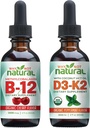 Why Not Natural Organic Vitamin B12 and Vitamin D3 K2 Liquid Drops 2