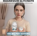 Magnesium Glycinate 400 MG per Serving 100% Chelated for High Absorption, Gentle On Stomach, Non-GMO, 90 Vegetarian Capsules 5
