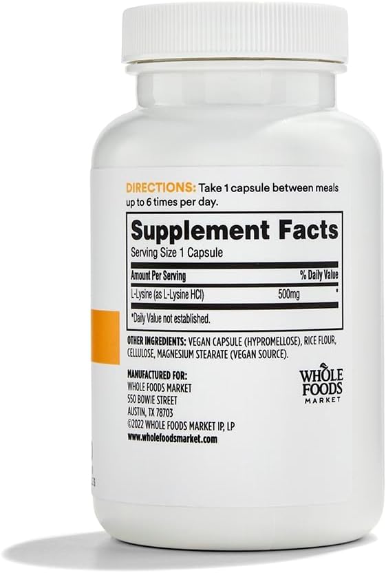 365 by Whole Foods Market, L-Lysine 500mg, 100 Count 3