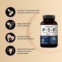 NatureBell P5P Vitamin B6 100mg Per Serving, 240 Capsules | Activated Pyridoxal 5 Phosphate Supplements – Essential B Vitamins for Brain & Memory Health – Non-GMO 4