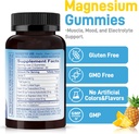 Potassium Magnesium Gummies, Magnesium Citrate & Potassium Citrate Supplements with Vitamin D3, B6 for Electrolyte Balance, Muscle, Leg Cramps, GMO Free Gluten Free (Pineapple,60 Count) 3
