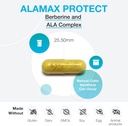 XYMOGEN ALAmax Protect - Berberine and ALA Supplement Complex - Alpha-Lipoic Acid with Berberine HCI + Biotin to Help Support Cardiometabolic Health (120 Capsules) 5