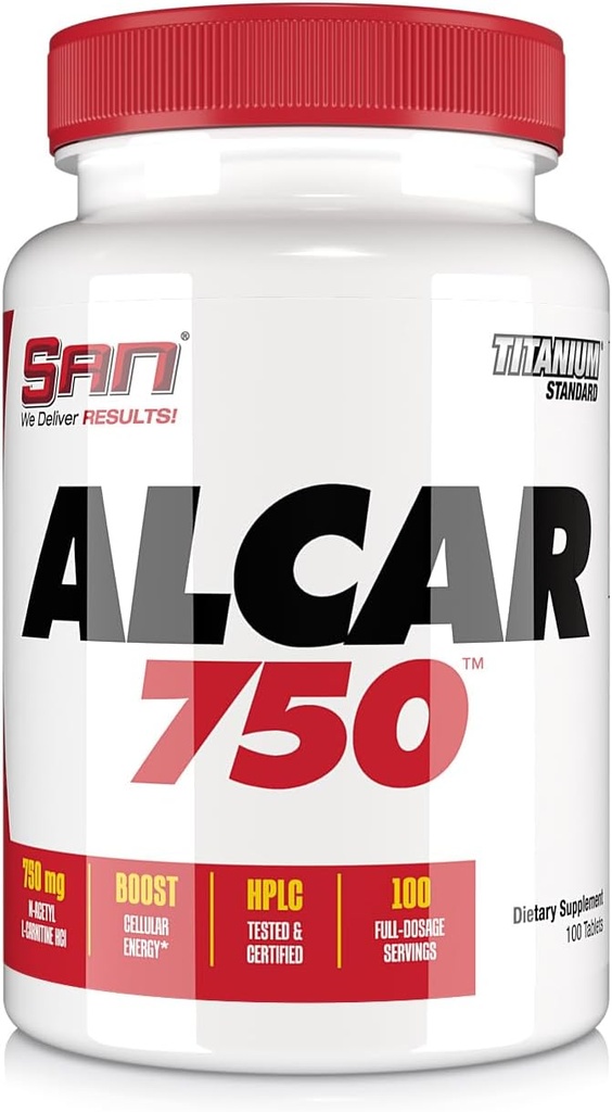 Alcar 750 - Pure Acetyl L-Carnitine for Energy, Focus, and Fat Metabolism 100 Servings 3