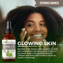 Bamboo Extract for Hair Growth - 70% Natural Silica - Vegan Collagen Superfood, Dietary Fiber for Hair, Skin, Nail & Joint Health -12(1oz) btls - Herbal Goodness 3