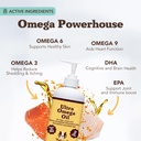 Natural Dog Company Ultra Omega Oil for Dogs a 2000 MG Omega 3, 6, 9 with Salmon, Pollock & Flaxseed Oil, EPA & DHA, Dog Supplement for Skin, Coat, Joints, Allergy & Itch Relief, Dog Fish Oil 16oz 3