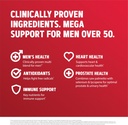 GNC Mega Men 50 Plus Daily Multivitamin for Men | Supports Memory Function, Prostate, and Heart Health | 60 Count 4